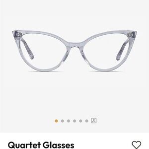 Eyebuydirect Quartet Cateye Clear Prescription Eyeglasses